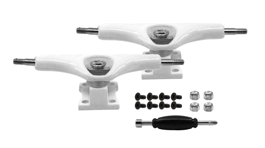 Teak Tuning Prodigy Swerve Trucks, 34mm - White Colorway