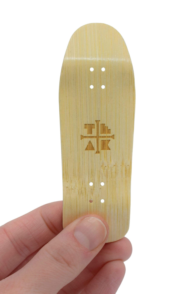 Teak Tuning Carlsbad Cruiser Wooden Fingerboard Deck, "Bamboo Samurai" - 34mm x 100mm
