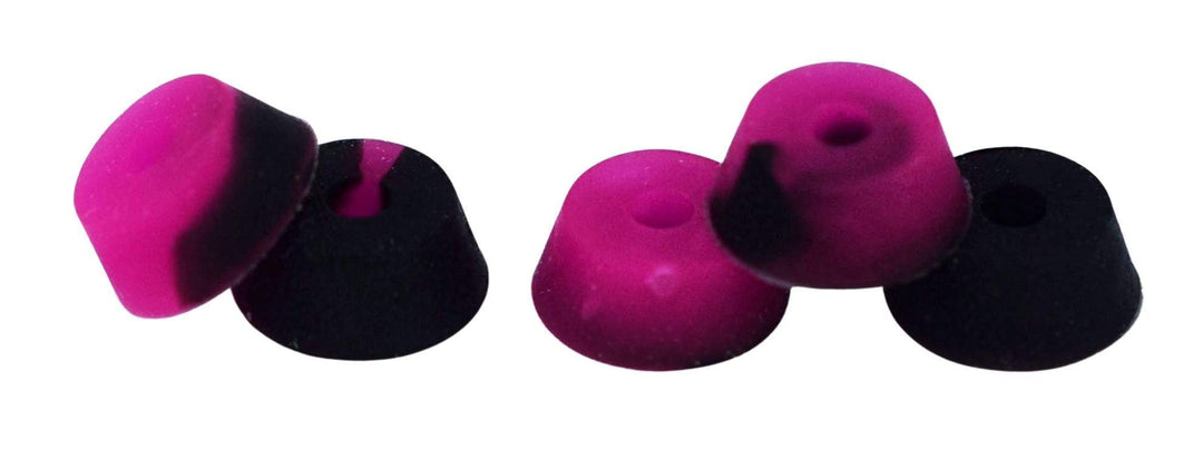 Teak Tuning Bubble Bushings Pro Duro Series - Multiple Durometers - Pink and Black Swirl 61A