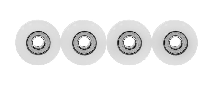 Teak Tuning Eco 85D CNC Poly Wheels - Street Shape - White Colorway