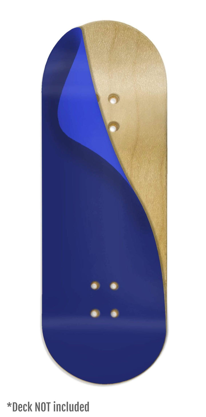 Teak Tuning "Blue Sapphire Colorway" ColorBlock Fingerboard Deck Wrap - 35mm x 110mm