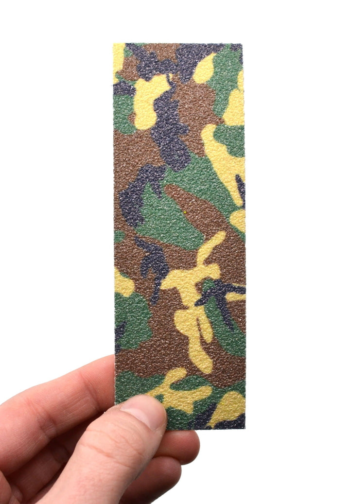 Teak Tuning 3PK Fingerboard Skate Grip Tape, Camouflage Edition - 38mm x 114mm