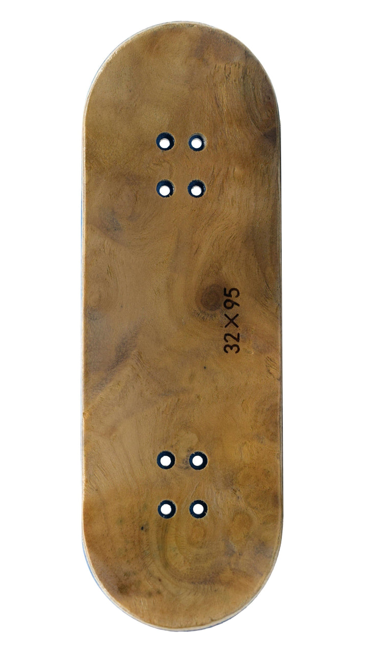 Teak Tuning PROlific Wooden 6 Ply Fingerboard Deck 32x95mm - The Graham Cracker