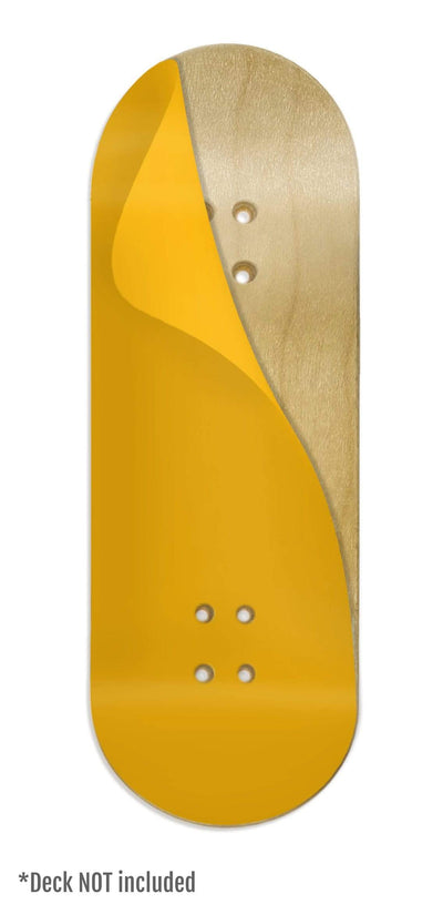 Teak Tuning "Honey Gold Colorway" ColorBlock Fingerboard Deck Wrap - 35mm x 110mm