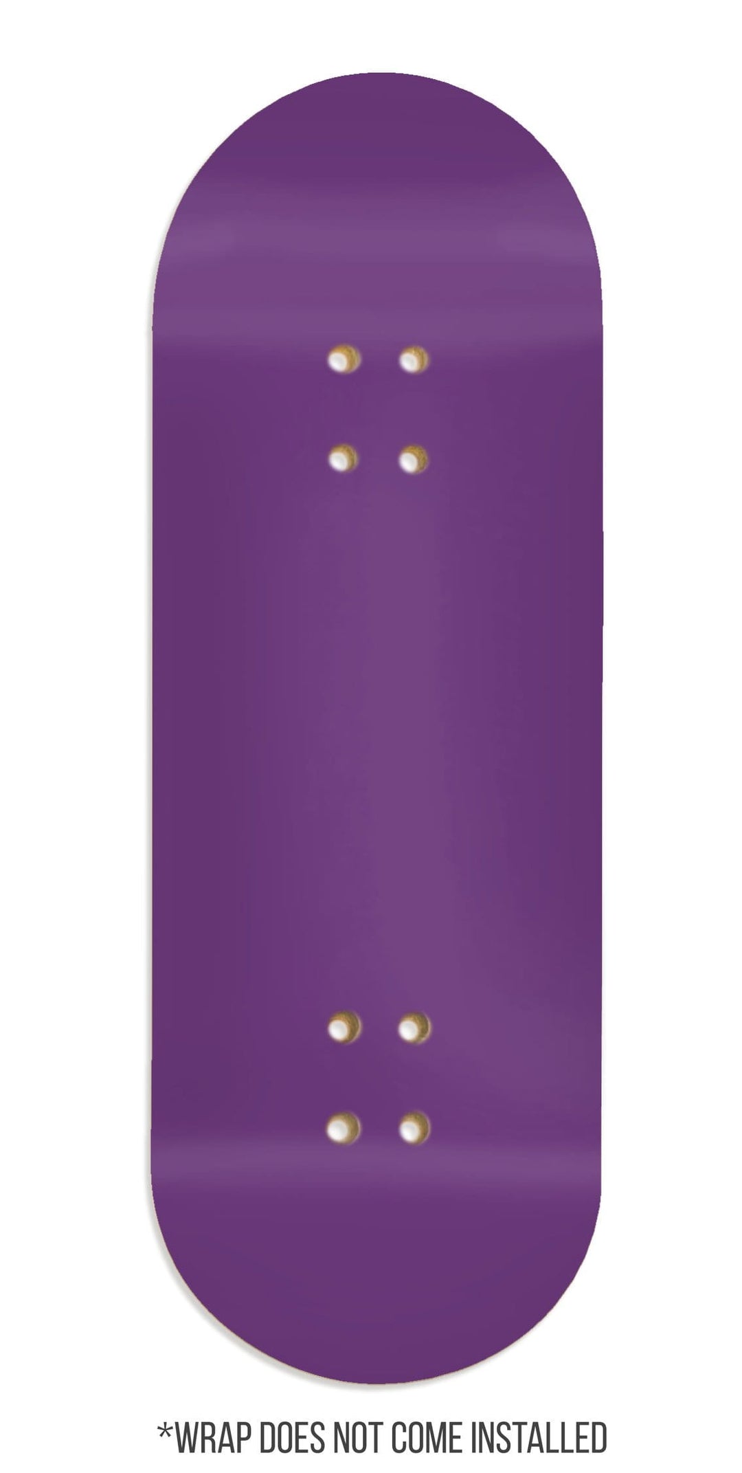 Teak Tuning Teak Swap Fingerboard Deck & ColorBlock Wrap - "Purple Orchid" - 32mm x 97mm