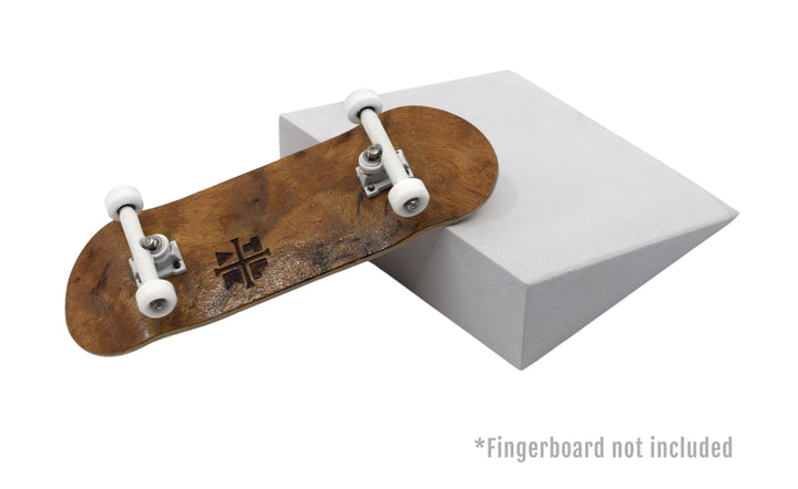 Teak Tuning Monument Series Concrete Kicker Ramp, Small - 1 Inch Tall, 3 Inches Long - "Sterling Gray" Colorway
