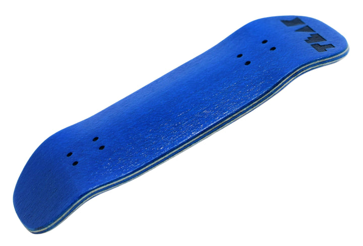 Teak Tuning PROlific Wooden 5 Ply Fingerboard Boxy Deck 32x96mm - Blizzard Blue - with Color Matching Mid Ply