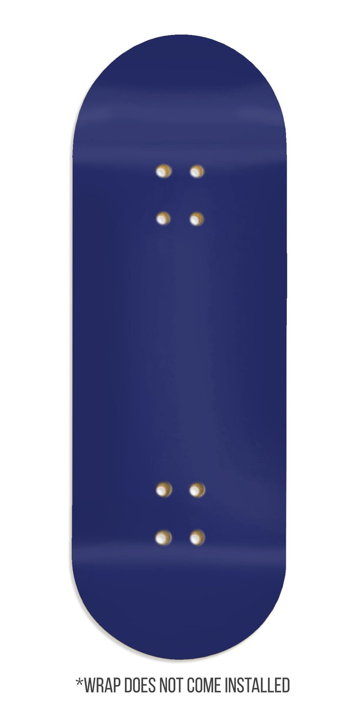 Teak Tuning Teak Swap Fingerboard Deck & ColorBlock Wrap - "Blue Sapphire" - 32mm x 97mm