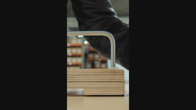 Wooden Manual Pad with Rail and Metal Coping - 11.75 inches - Collab with WoodOn