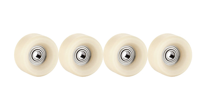 Teak Tuning Slim Bowl Fingerboard Wheels - 61D Urethane, ABEC-9 Bearings - Coyote Tan Colorway