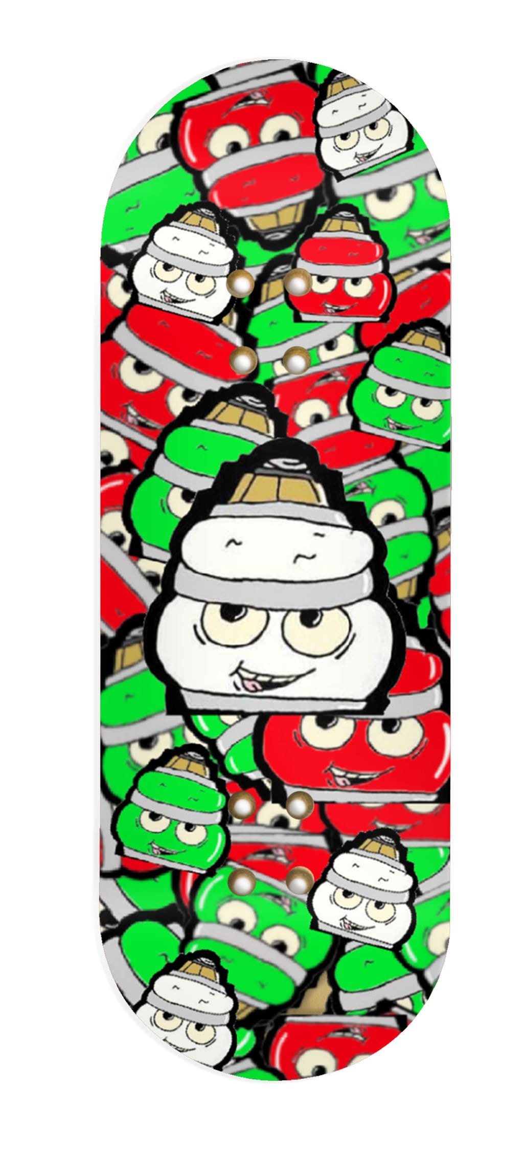 Teak Tuning Limited Edition "Christmas Bushings" Deck Graphic Christmas Wrap - 35mm x 110mm