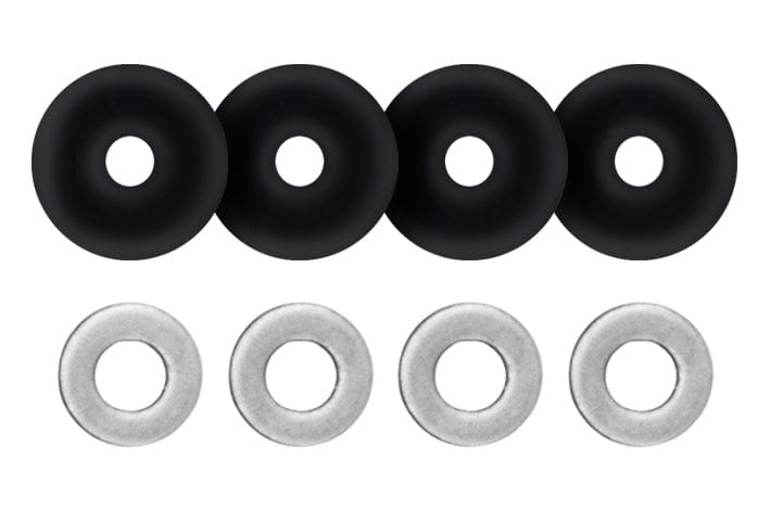 Teak Tuning O-Ring Bushings Pro Duro Series - Multiple Durometers - Black 51A