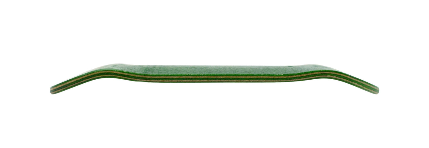 Teak Tuning PROlific Wooden 5 Ply Fingerboard Deck 34x95mm - Ghillie Green - with Color Matching Mid Ply