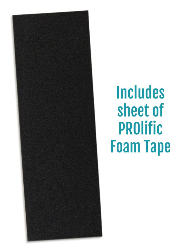 Teak Tuning Teak Swap Fingerboard Deck & Graphic Wrap - "Carbon Fiber" - 32mm x 97mm
