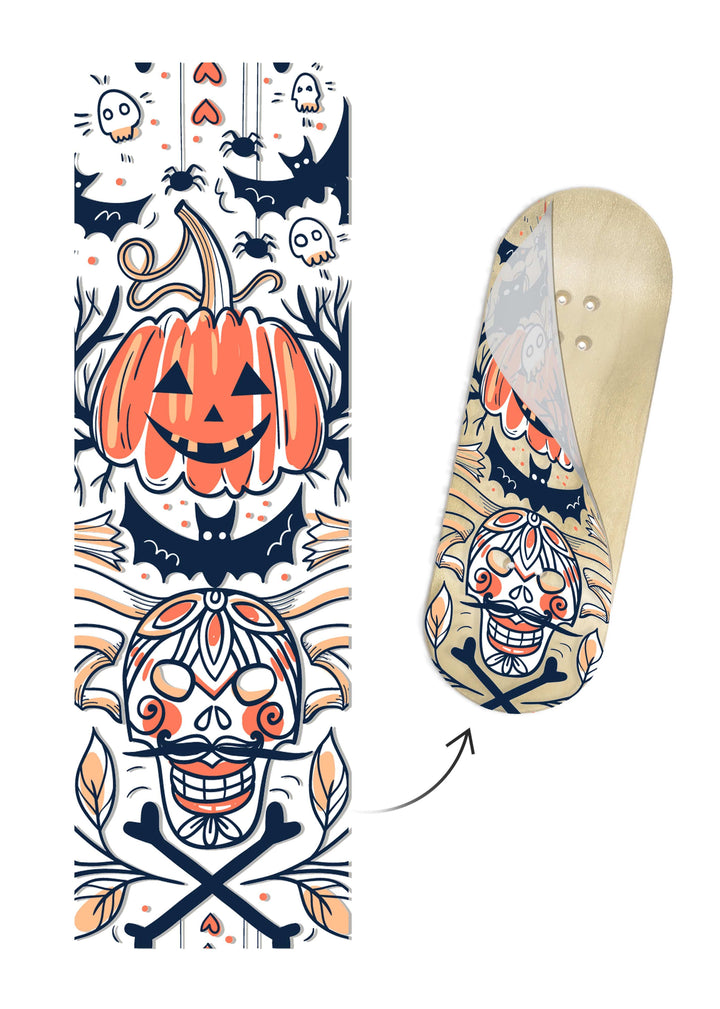 Teak Tuning "We Spooky" Deck Graphic Wrap (Transparent Background) - 35mm x 110mm
