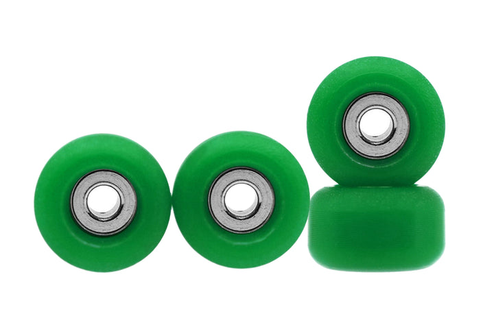 Teak Tuning Eco 85D CNC Poly Wheels - Street Shape - Green Colorway