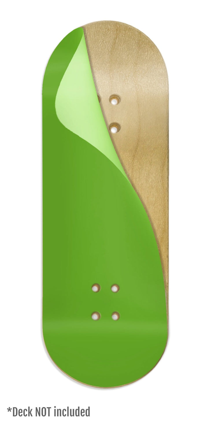Teak Tuning "Lime Sorbet Colorway" ColorBlock Fingerboard Deck Wrap - 35mm x 110mm