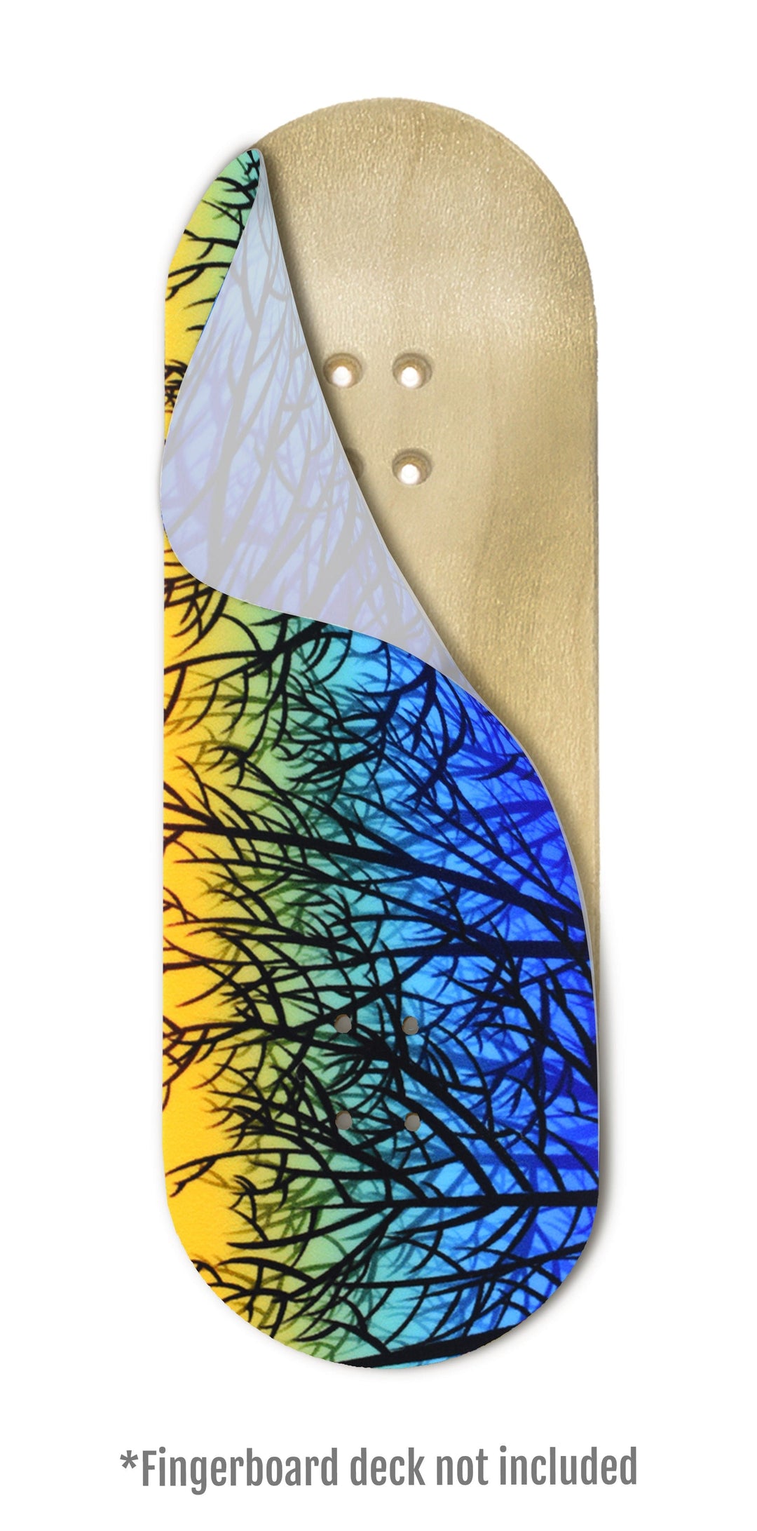 Teak Tuning "Silhouette Trees" Artist Collaboration Deck Graphic Wrap - 35mm x 110mm