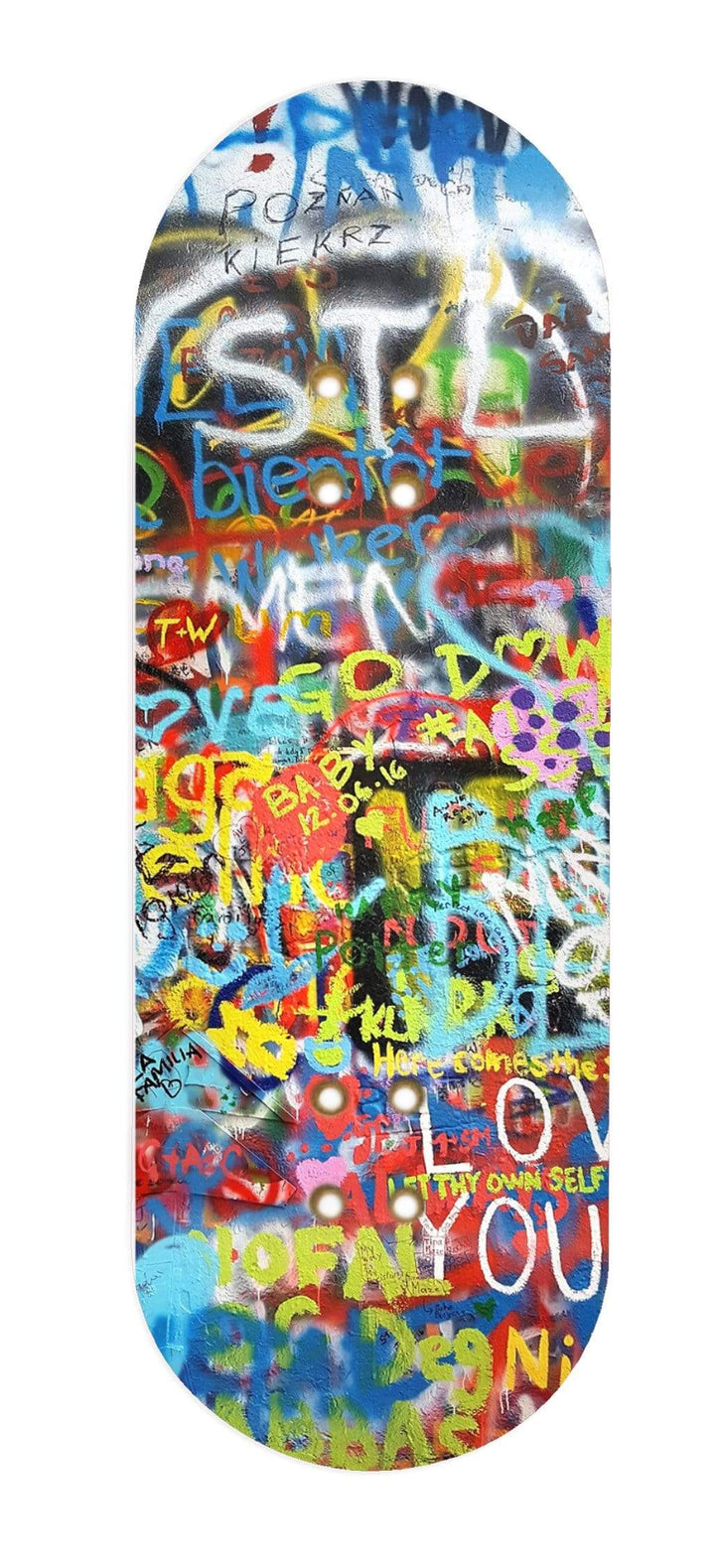 Teak Tuning "Graffiti Wall" Deck Graphic Wrap - 35mm x 110mm
