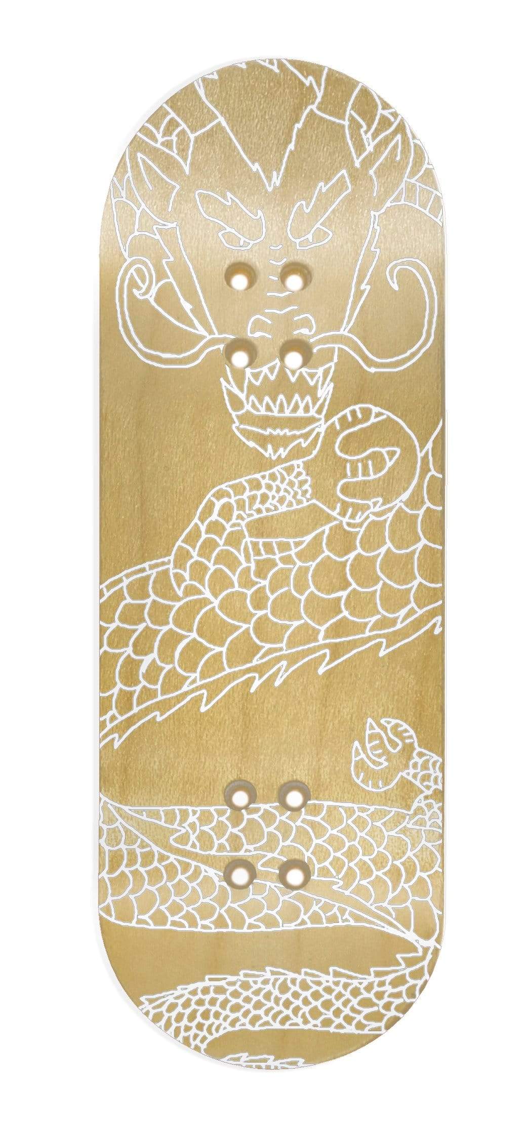 Teak Tuning "White Dragon Born" WellVentions Collaboration Deck Graphic Wrap - Designed by Christian - 35mm x 110mm (Transparent Background)