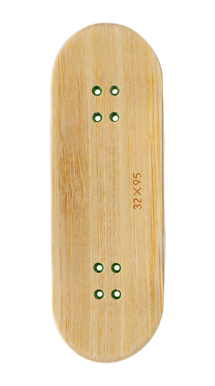Teak Tuning PROlific Wooden 6 Ply Fingerboard Deck 34x95mm - Bamboo Samurai