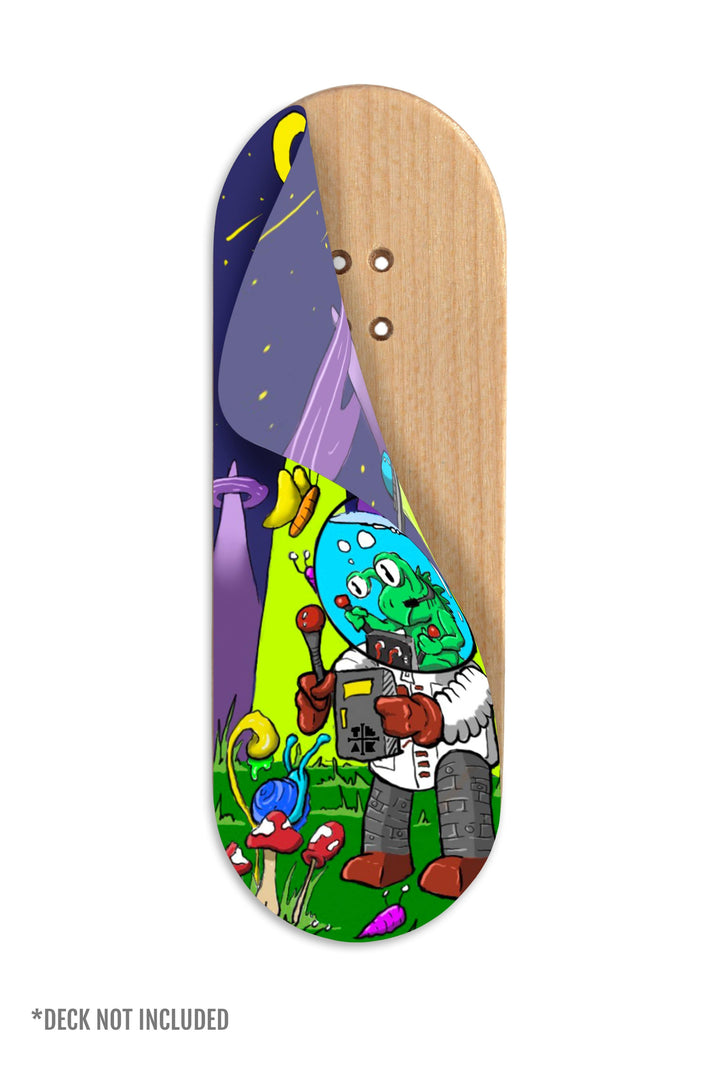 Teak Tuning "Alien Research" Teak Team Rider Collaboration Deck Graphic Wrap - 35mm x 110mm