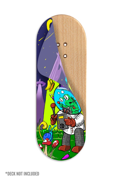Teak Tuning "Alien Research" Teak Team Rider Collaboration Deck Graphic Wrap - 35mm x 110mm