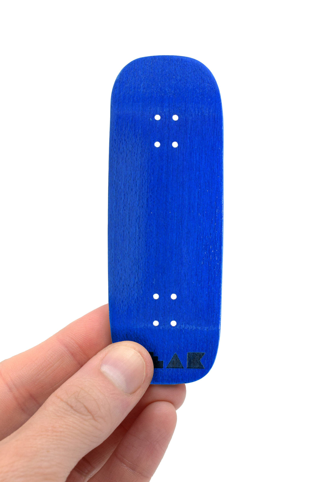 Teak Tuning PROlific Wooden 5 Ply Fingerboard Boxy Deck 32x96mm - Blizzard Blue - with Color Matching Mid Ply