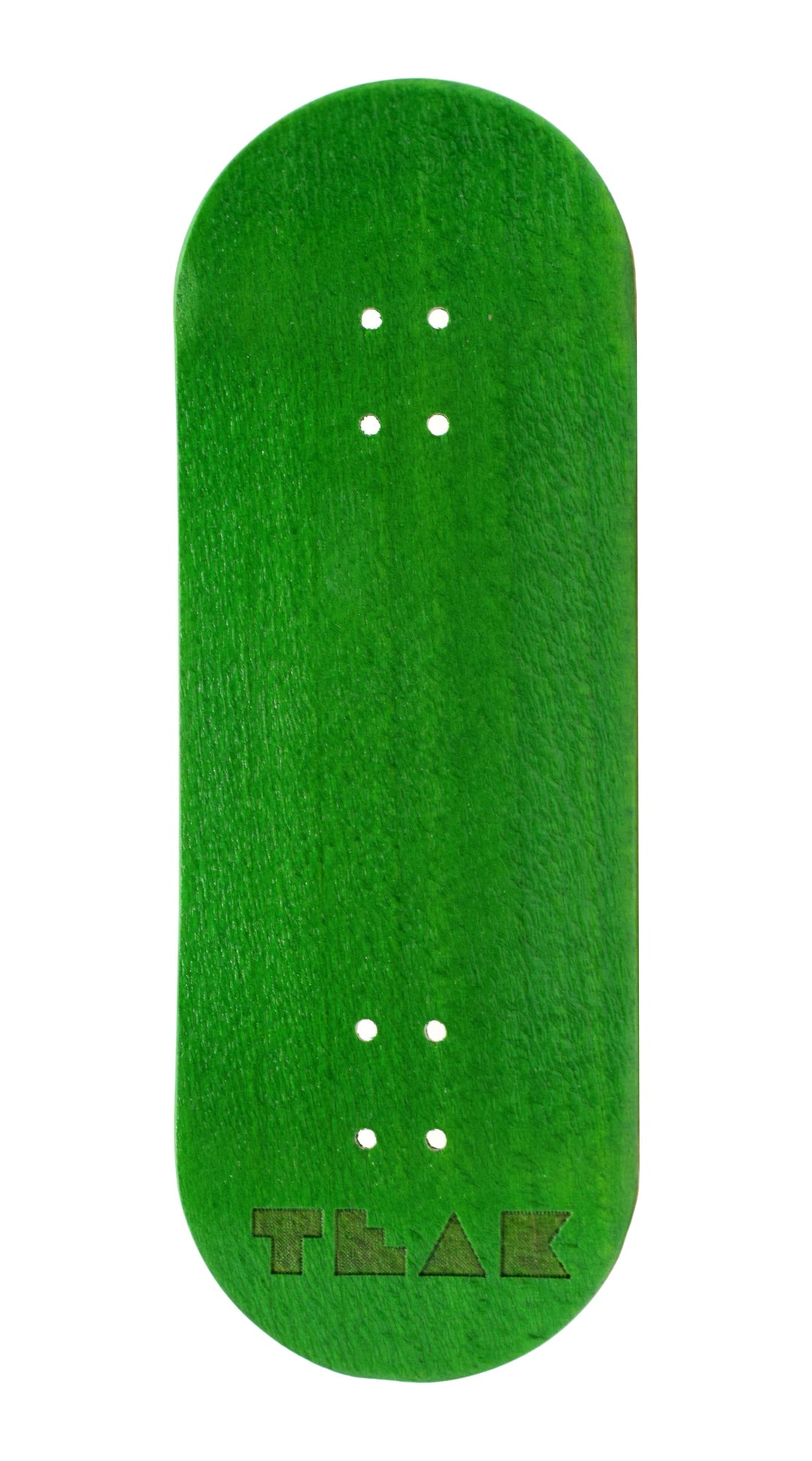 Teak Tuning PROlific Wooden 5 Ply Fingerboard Deck 34x95mm - Ghillie Green - with Color Matching Mid Ply