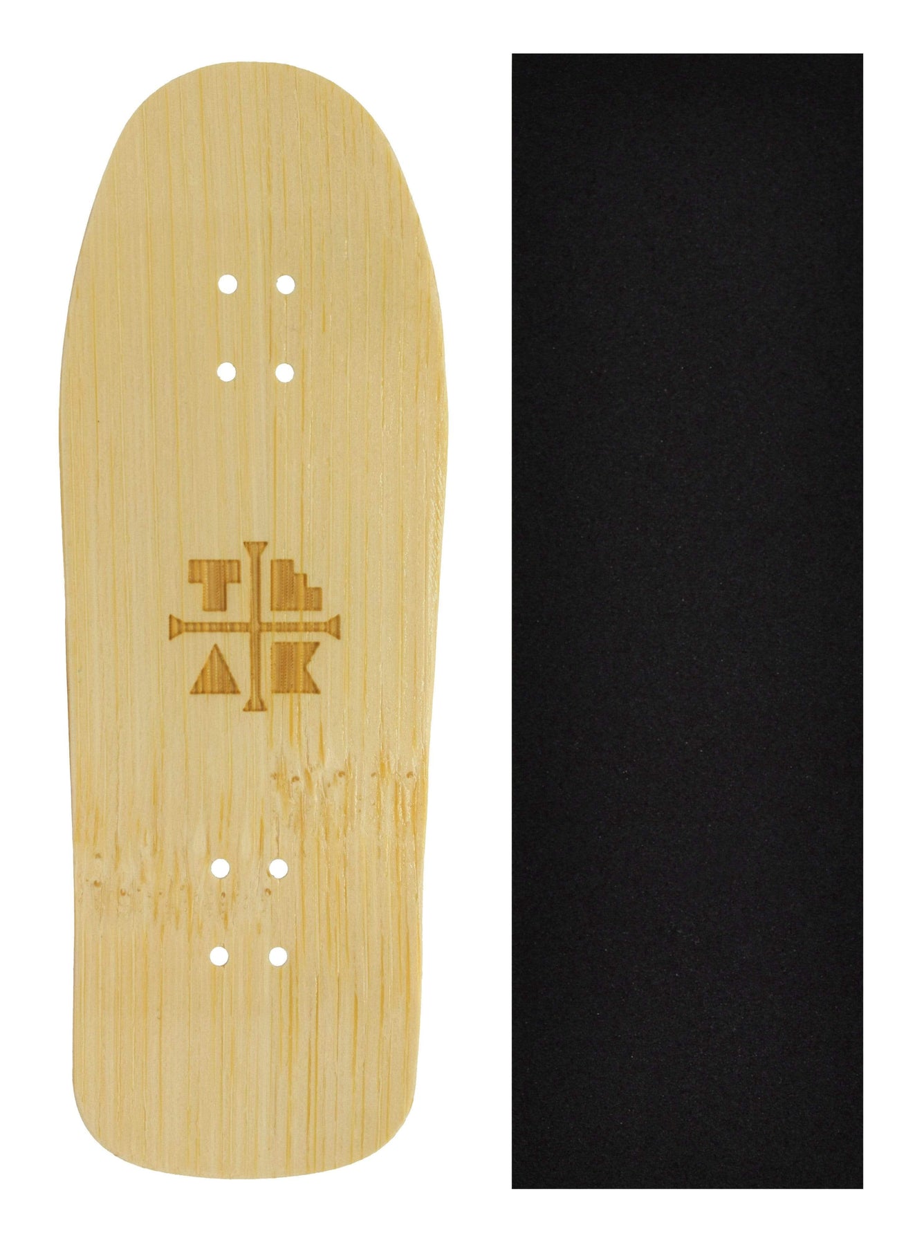 Carlsbad Cruiser Wooden Fingerboard Deck, "Bamboo Samurai" 34mm x 10