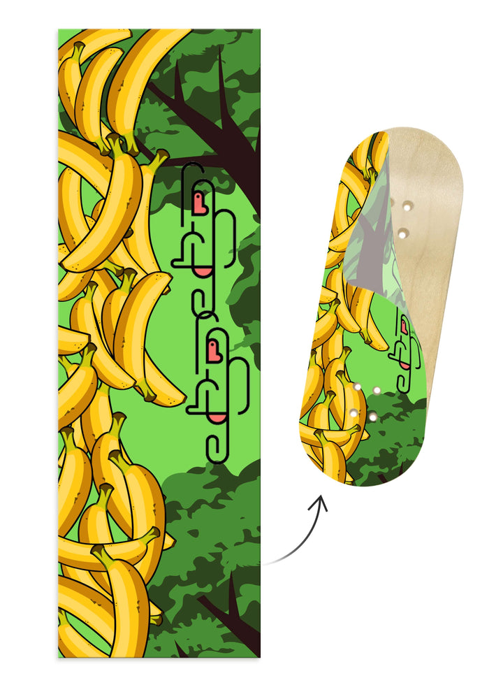 Teak Tuning "Goin' Bananas" Giveaway Winner & Teak Customer Collaboration Deck Graphic Wrap - Designed by Kenneth - 35mm x 110mm