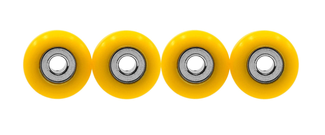 Teak Tuning Eco 85D CNC Poly Wheels - Street Shape - Yellow Colorway