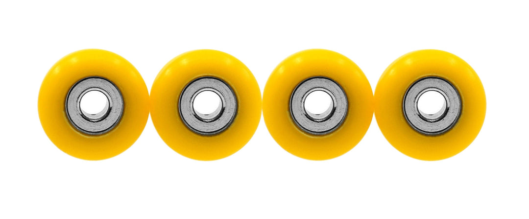 Teak Tuning Eco 85D CNC Poly Wheels - Street Shape - Yellow Colorway