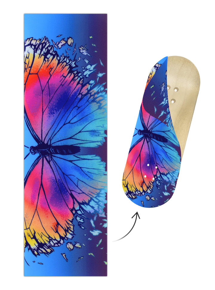 Teak Tuning "Radiant Butterfly" Artist Collaboration Deck Graphic Wrap - 35mm x 110mm