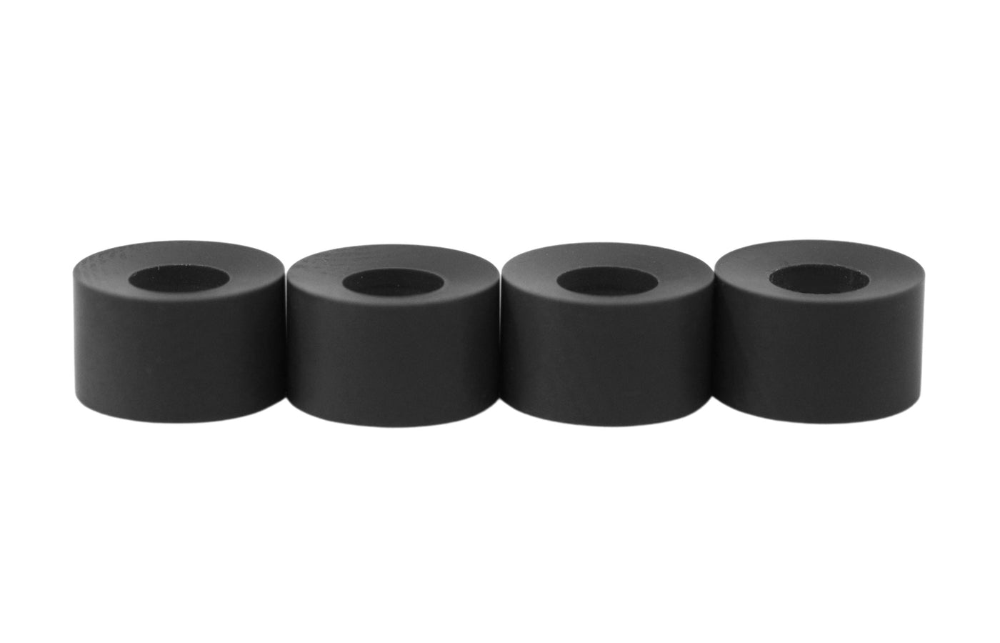 Teak Tuning Apex 71D Urethane Fingerboard Wheels, Cruiser Style, Bowl Shaped - with Premium ABEC-9 Stealth Bearings - Forged Grey Colorway - Set of 4