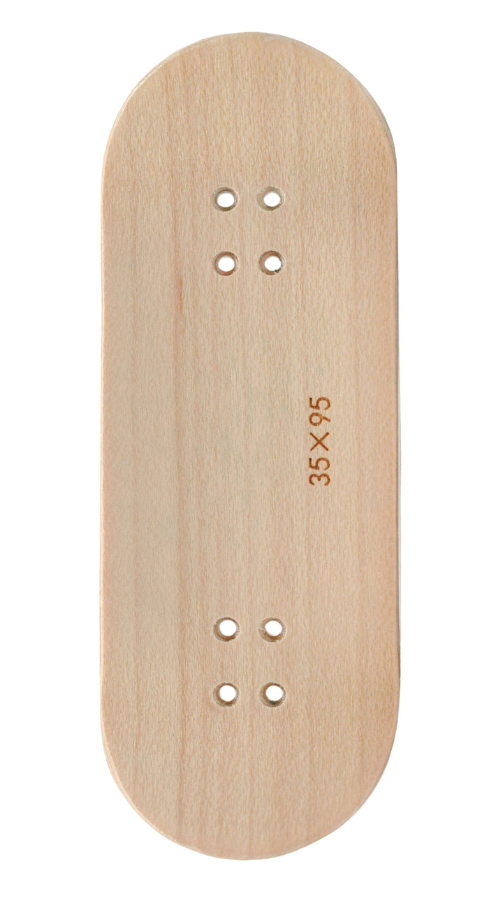 Teak Tuning PROlific Wooden 5 Ply Fingerboard Deck 35x95mm - The Classic - with Color Matching Mid Ply