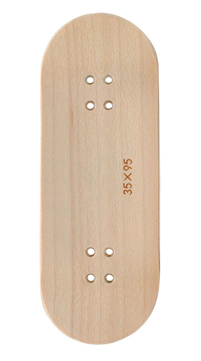 Teak Tuning PROlific Wooden 5 Ply Fingerboard Deck 35x95mm - The Classic - with Color Matching Mid Ply