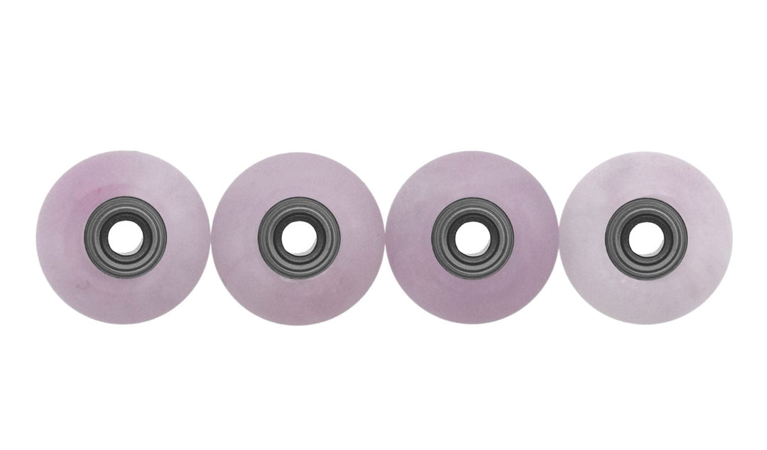 Teak Tuning Apex 61D Urethane Fingerboard Wheels, Globe Shape, ABEC-9 Stealth Bearings - Supernova Colorway - Set of 4