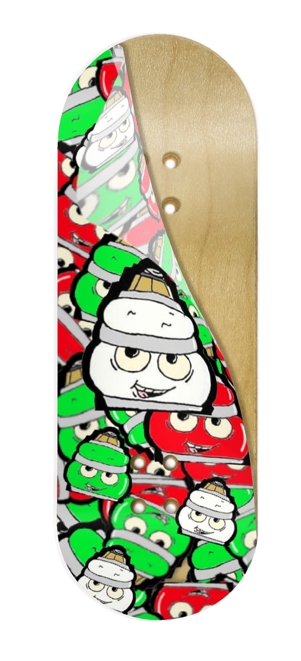 Teak Tuning Limited Edition "Christmas Bushings" Deck Graphic Christmas Wrap - 35mm x 110mm