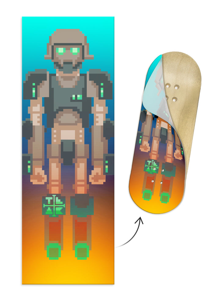 Teak Tuning "Teaktron" Artist Collaboration Deck Graphic Wrap - 35mm x 110mm