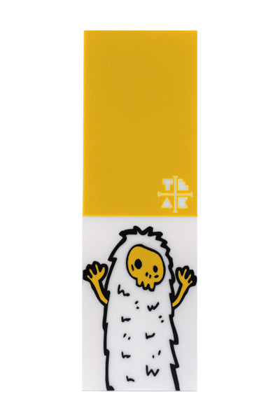 Teak Tuning "Yellow Yeti" Deck Graphic Wrap (Transparent Background) - 35mm x 110mm