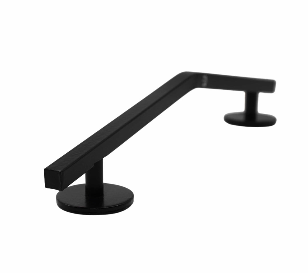 Teak Tuning Straight, Mellow Peak Style Fingerboard Rail, 12" Long - Steel Construction - Black