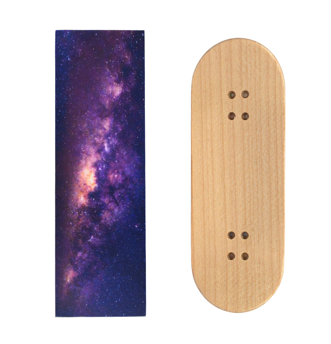 Teak Tuning Teak Swap Fingerboard Deck & Graphic Wrap - "Galaxy" - 32mm x 97mm