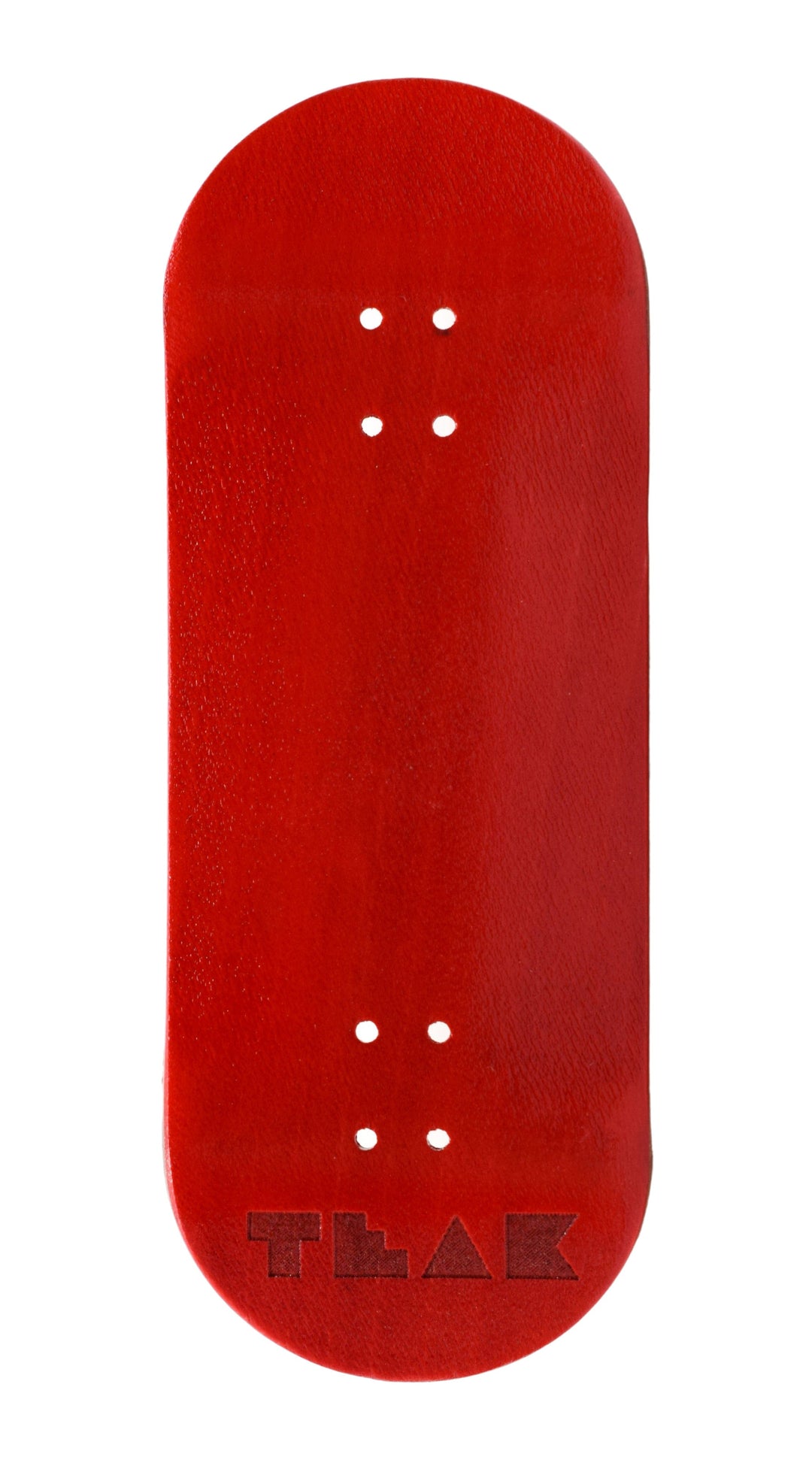 Teak Tuning PROlific Wooden 5 Ply Fingerboard Deck 35x95mm - Cherry Red - with Color Matching Mid Ply