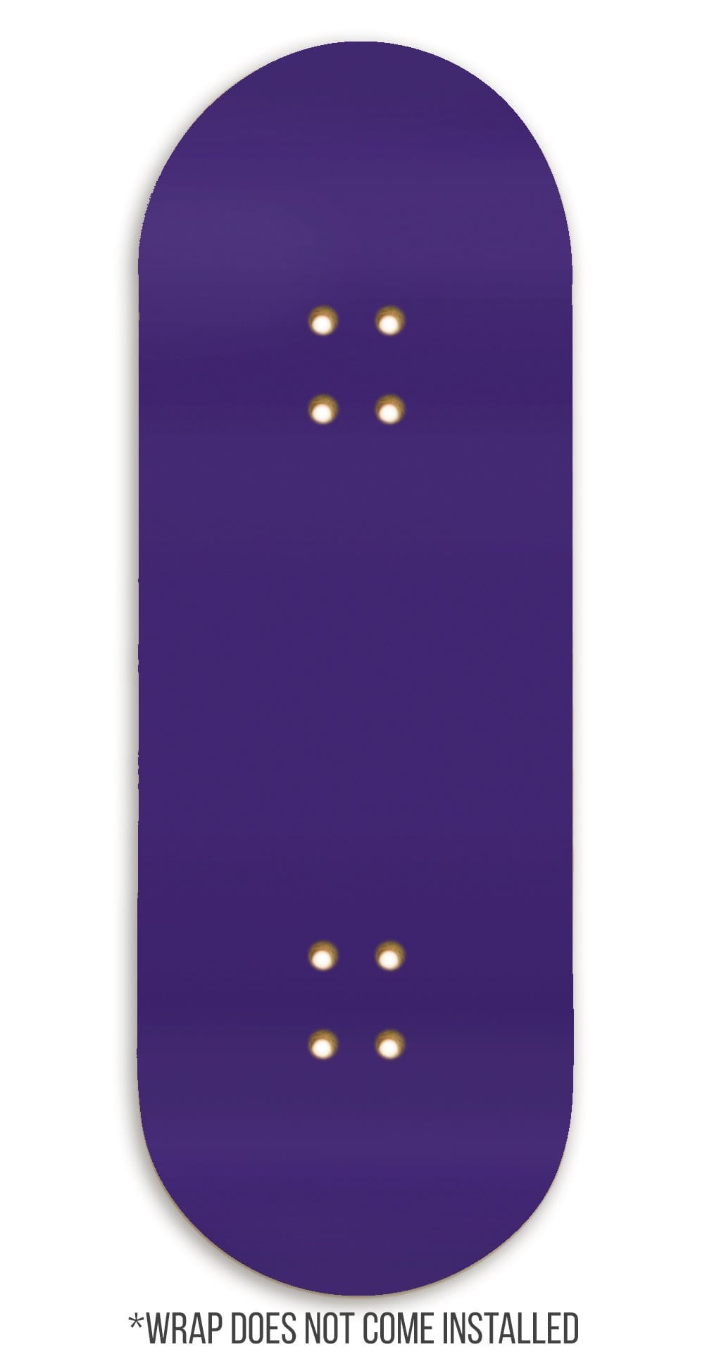 Teak Tuning Teak Swap Fingerboard Deck & ColorBlock Wrap - "Purple Plum" - 32mm x 97mm