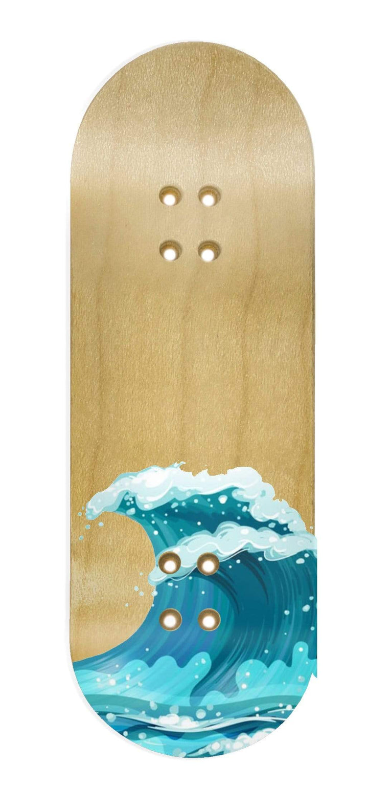 Teak Tuning "Waves" Teak Team Rider Collaboration Deck Graphic Wrap - 35mm x 110mm (Transparent Background)