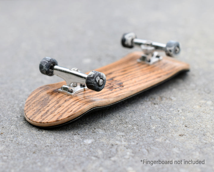 Teak Tuning Apex New Street Wheels, "Grey & White Swirl" - 61D - ABEC-9 Bearings