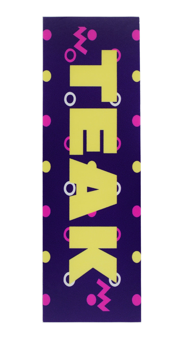 Teak Tuning "Confetti Teak Logo" Deck Graphic Wrap - 35mm x 110mm