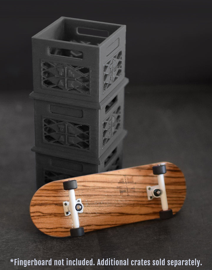 Teak Tuning Fingerboard Stacking Milk Crate - 1.4" x 1.6" - Black