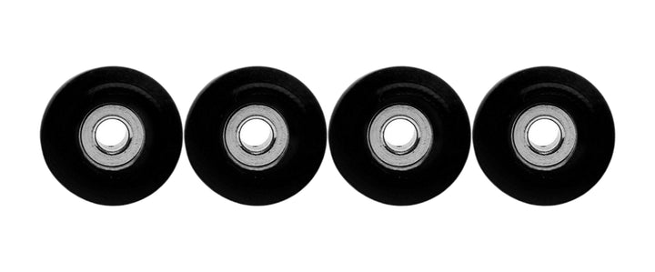 Teak Tuning Eco 85D CNC Poly Wheels - Rounded Shape - Black Colorway